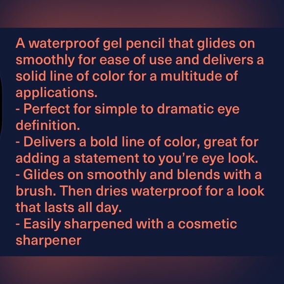 Love + Craft + Beauty Gel Eyeliner Pencil - Stripped - Picture 5 of 6